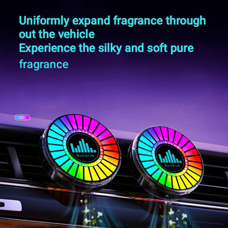 Smart RGB lighting controlled by an app from your phone and that diffuses scent