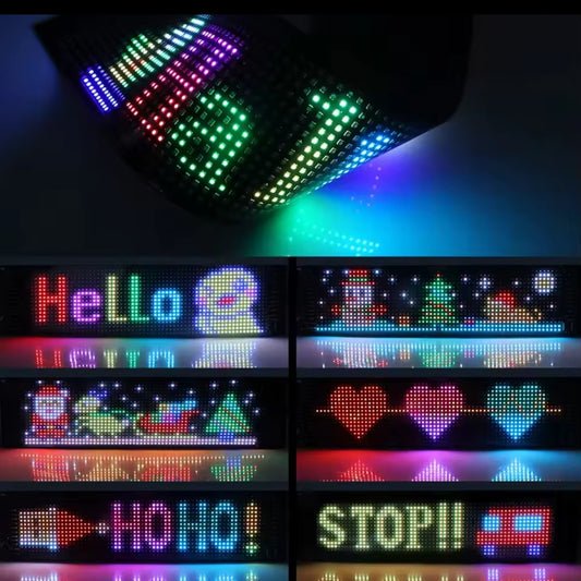 Smart and flexible LED screen - controlled by app or remote control (included)